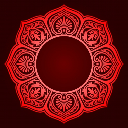 Round patternのイラスト素材