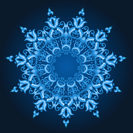 Vector of traditional Persian-Arabic-Turkish-Islamic Pattern のイラスト素材