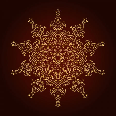 Vector of traditional Persian-Arabic-Turkish-Islamic Pattern のイラスト素材
