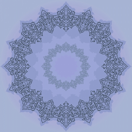 Vector of traditional Persian-Arabic-Turkish-Islamic Pattern のイラスト素材