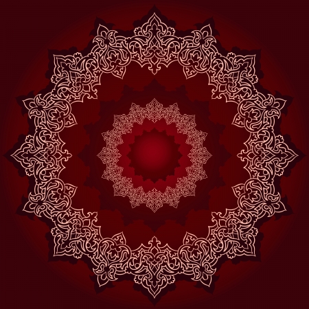 Vector of traditional Persian-Arabic-Turkish-Islamic Pattern のイラスト素材