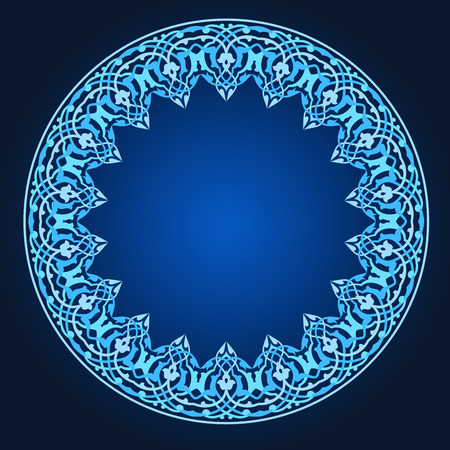 traditional Persian-Arabic-Turkish-Islamic Pattern のイラスト素材