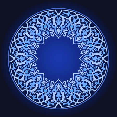 traditional Persian-Arabic-Turkish-Islamic Patternのイラスト素材