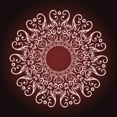 Vector of traditional Persian-Arabic-Turkish-Islamic Patternのイラスト素材