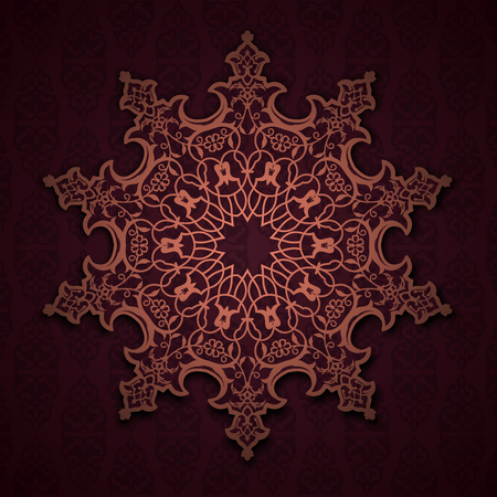 background of round patternのイラスト素材