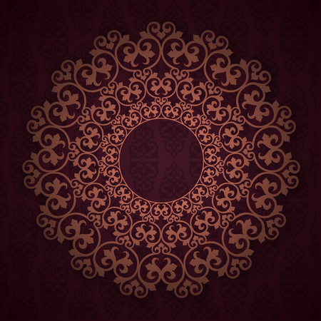 background of round patternのイラスト素材