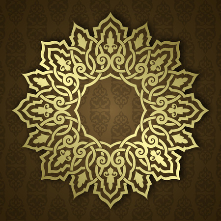 background of round patternのイラスト素材