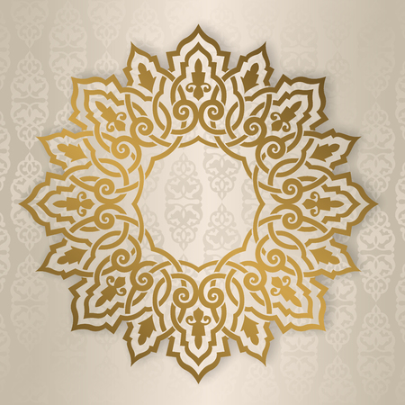 background of round patternのイラスト素材