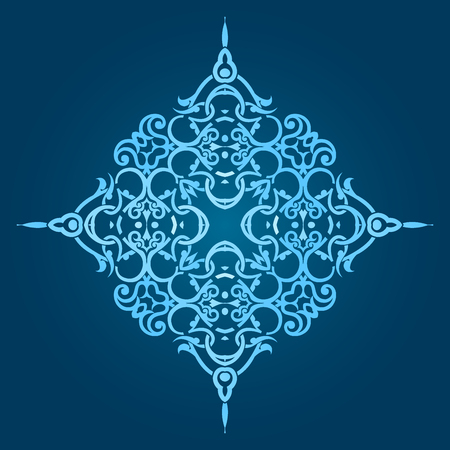 Mandala pattern design illustration.のイラスト素材