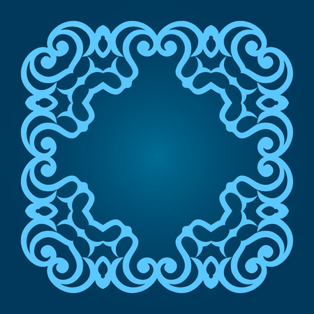 Mandala pattern design illustration.のイラスト素材