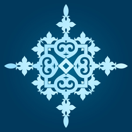 Mandala pattern design illustration.のイラスト素材