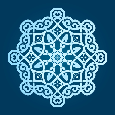 Mandala pattern design illustration.のイラスト素材