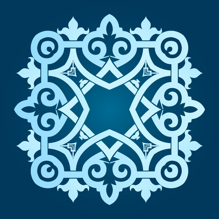 Mandala pattern design illustration.のイラスト素材