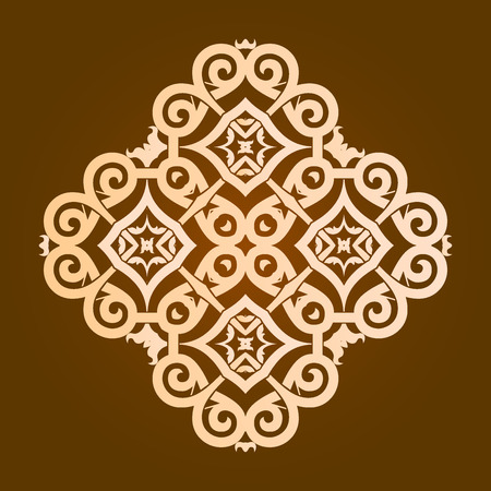 Mandala pattern design illustration.のイラスト素材