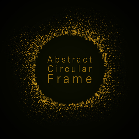 abstract circular frame Vector illustration.のイラスト素材