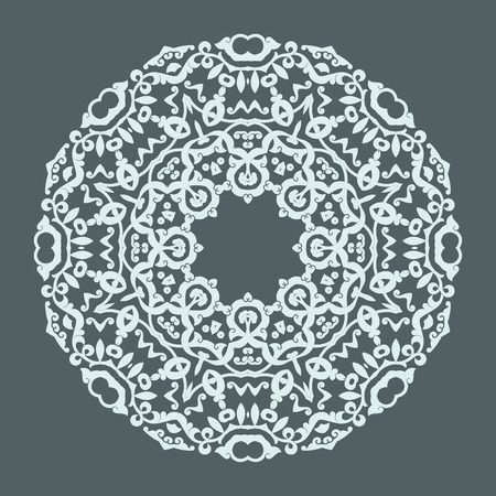 Round mandala pattern.のイラスト素材