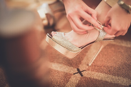 Take this shoesの写真素材