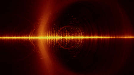 Abstract 3D Illustration of Modern Fractal Background