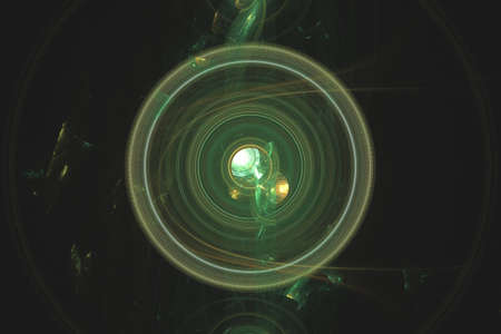 Abstract 3D Illustration of Modern Fractal Background