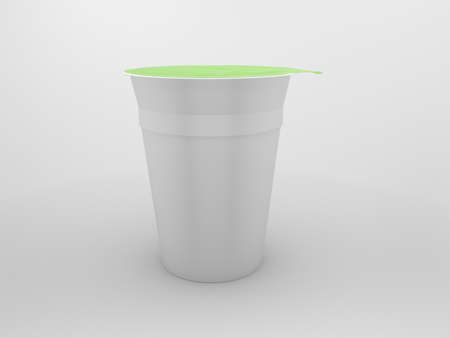 3D Rendering Product Packaging Templateの写真素材