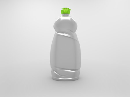 3D Rendering Product Packaging Templateの写真素材