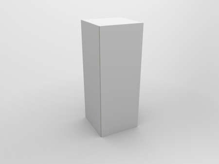 3D Rendering Product Packaging Templateの写真素材