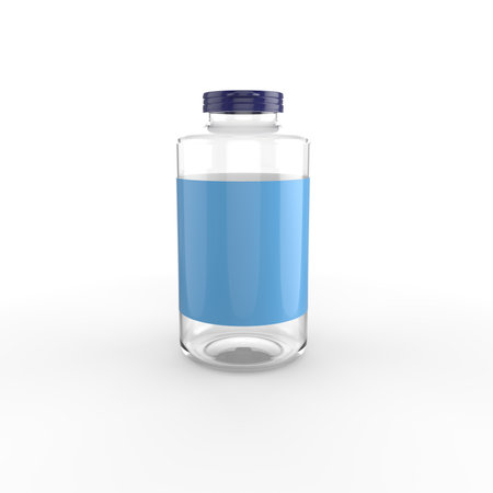 3D Rendering Product Packaging Templateの写真素材