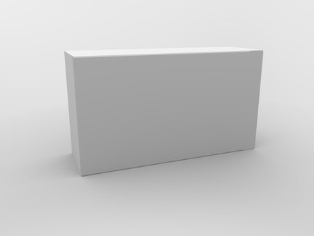3D Rendering Product Packaging Templateの写真素材