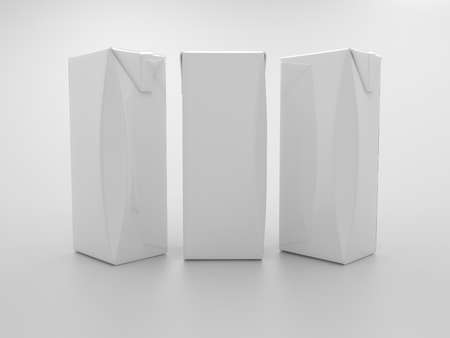 3D Rendering Product Packaging Templateの写真素材