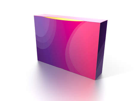 3D Rendering Product Packaging Templateの写真素材