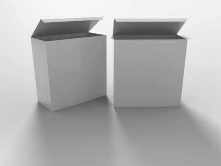 3D Rendering Product Packaging Templateの写真素材