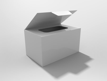 3D Rendering Product Packaging Templateの写真素材