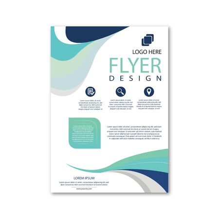 Corporate simple business flyer designのイラスト素材