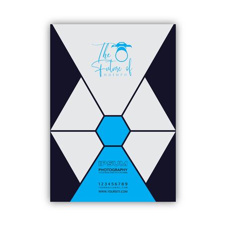 Eye catching photography flyer poster designのイラスト素材