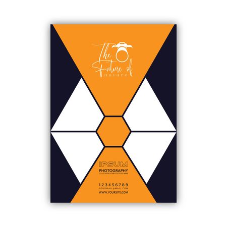 Eye catching photography flyer poster designのイラスト素材
