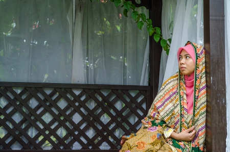 Muslimah Concept   Technologyの写真素材