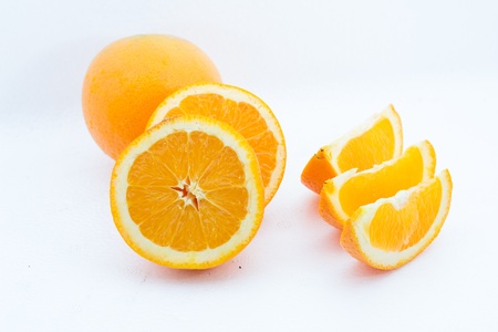Orange isolated on white background