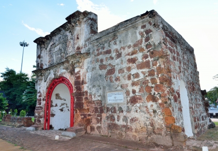 The Ancient Fortress, A Famosa at Malaccaの写真素材