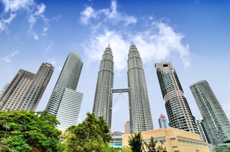 Petronas Towers in Kuala Lumpurのeditorial素材