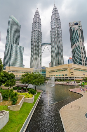 Petronas Towers in Kuala Lumpurのeditorial素材