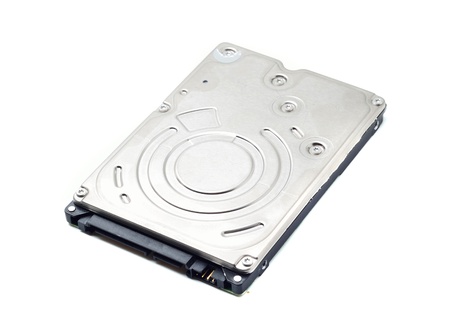 Hard disk isolated on a white background
