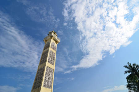 Tanjung Api Mosque Minaret at Kuantan, Pahangの写真素材