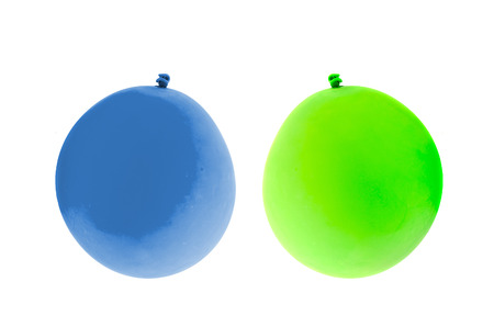 Balloon isolated on white backgroundの写真素材