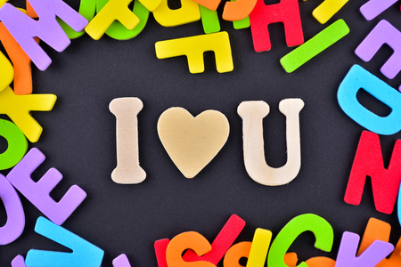 Colorful Alphabet lettersの写真素材