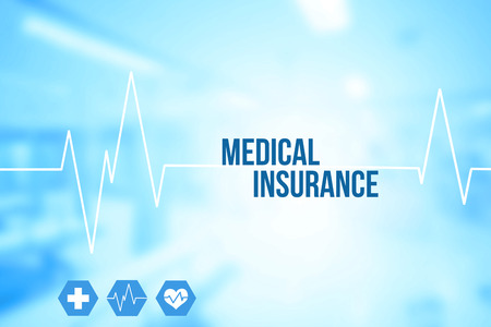 Medical and Healthcare Concept with text on heartbeatの写真素材