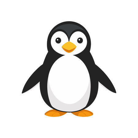 cute penguin cartoon icon vector illustration design graphic flat style EPS10のイラスト素材