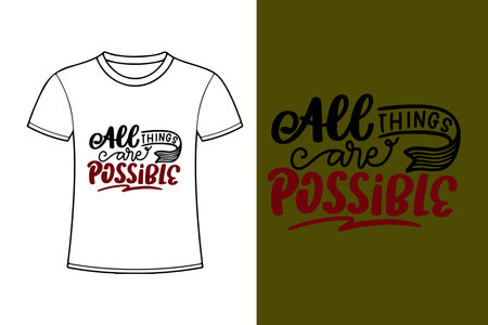 T-shirt print design. Hand drawn typography poster with slogan.のイラスト素材