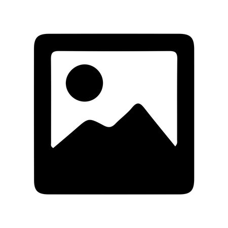 Image icon vector image. Can also be used for photography. Suitable for use on web apps, mobile apps and print media.のイラスト素材