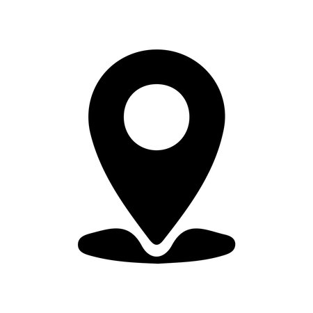 Location icon. Map pointer sign. Map markers symbol. Flat design style.のイラスト素材