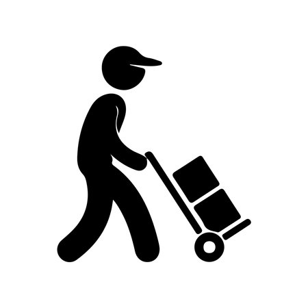 delivery service design, vector illustration eps10 graphic flat styleのイラスト素材